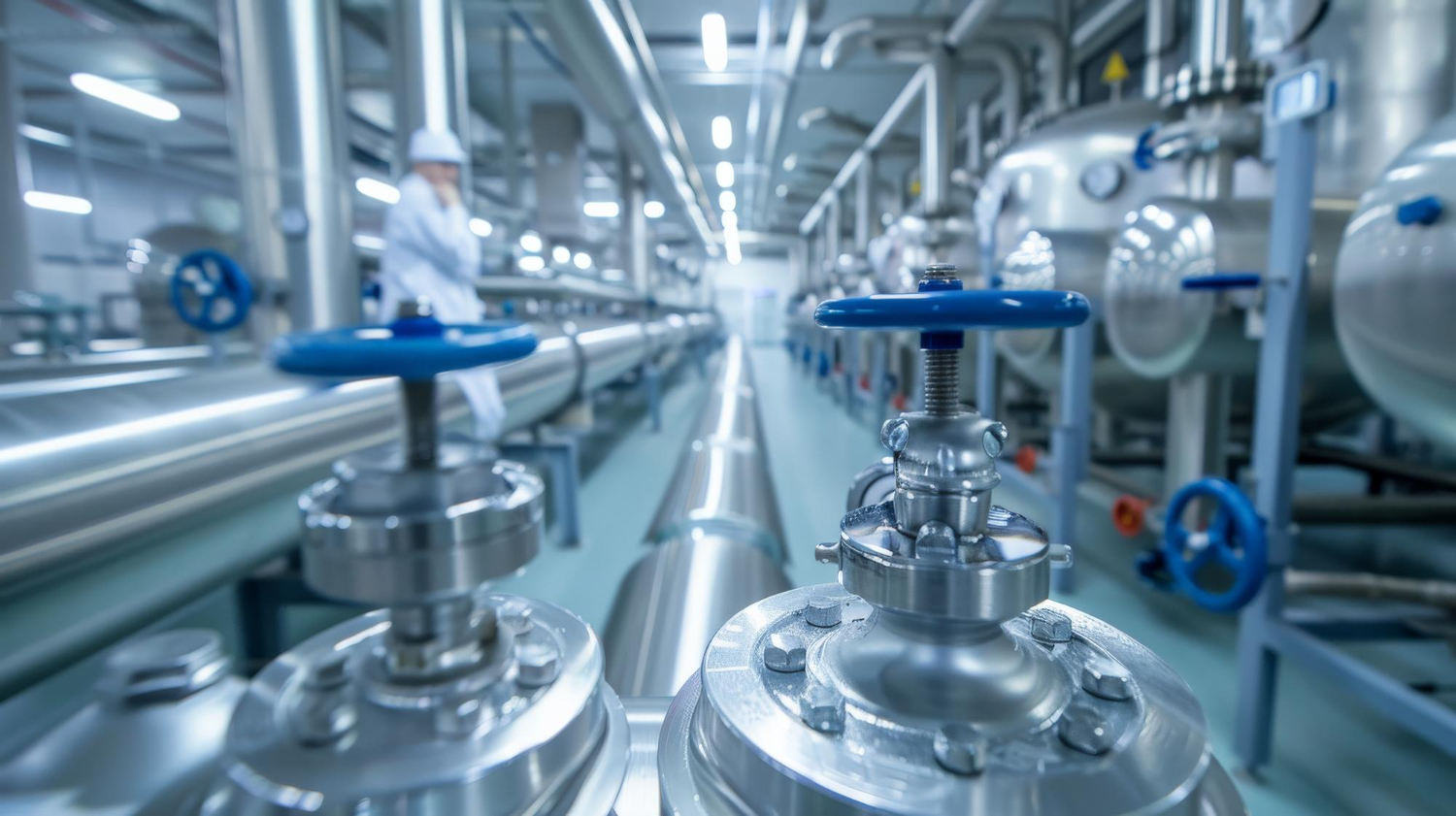 La industria acelera su modernización con depósitos de diseño y válvulas de alta precisión